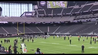 Las Vegas Raiders first time inside Allegiant Stadium