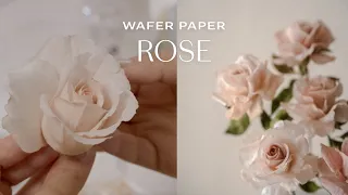 LEVEL UP: How to make Wafer Paper Rose (Sugar Flowers Online Class)