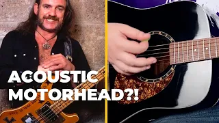 Acoustic BLUES from MOTORHEAD?! Whorehouse Blues Guitar Lesson