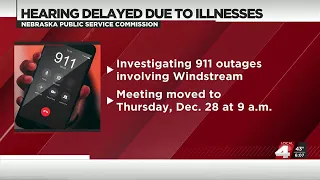 Nebraska Public Service Commission delays first hearing on 911 outages