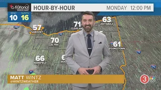 Monday's extended Cleveland weather forecast: Near record warmth today with temps topping 70 degrees