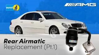 Mercedes W211 E55 Rear Airmatic & Shock Replacement (Part 1 of 2)