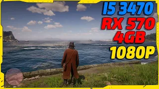 Red Dead Redemption - RX 570 4GB - i5 3470 3.2 - 8GB Ram - 1080p FPS Test