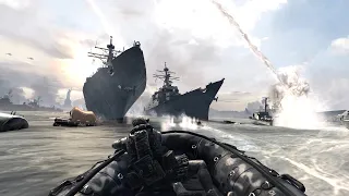 Battle of submarine on New York front bay sea - Hunter killer | Modern Warfare 3