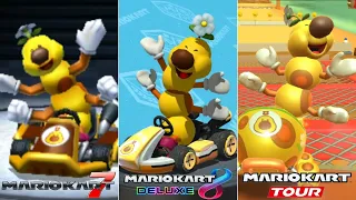 Evolution Of Wiggler In Mario Kart Games [2011-2023]