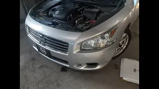 Nissan Maxima Headlight Bulb Replacement Regular and High intensity Xenon  EASY WAY