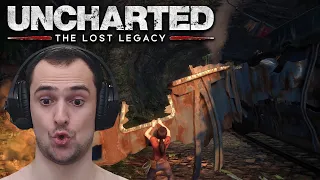 ВАГОН РАЗОРВАЛО Uncharted 4 The Lost Legacy DLC #7 ФИНАЛ