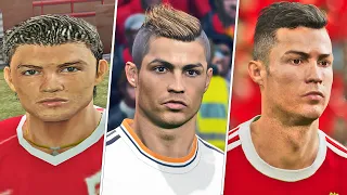 🔥Cristiano Ronaldo in Every PES Game - PES 2003 to eFootball 2022 Evolution  ● Fujimarupes