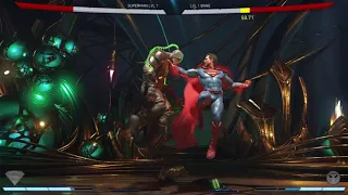 Injustice 2 Super Man vs Bane