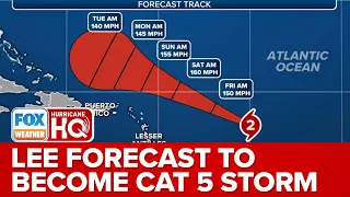 Hurricane Lee Rapidly Intensifies Into Category 2 Storm, Forecast To Become Category 5 Storm