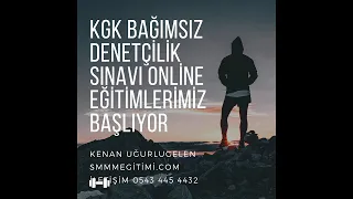KGK Bağımsız Denetçilik - Türkiye Muhasebe Standartları - Çıkmış Sınav Sorularının Çözümleri - 2