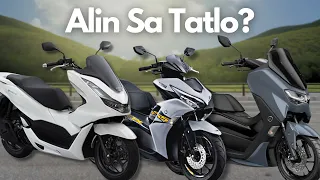 Philippine Scooter Triple Threat Match! | NMAX 155, AEROX 155 o PCX 160? | Review & Recommendation