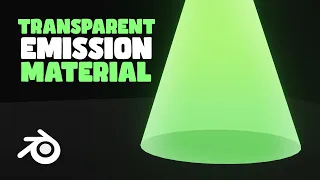 Transparent Emission Material - Blender Tutorial