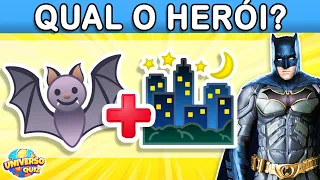 Adivinhe os SUPER HERÓIS pelos Emojis | Quiz Super Heróis