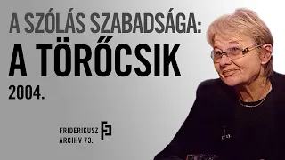 A SZÓLÁS SZABADSÁGA: INTERJÚ TÖRŐCSIK MARI SZÍNMŰVÉSSZEL, 2004. /// Friderikusz Archív 73.