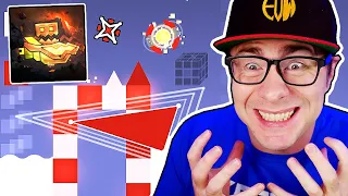 I ACTUALLY Made a Geometry Dash Level! // Level Swap With WULZY