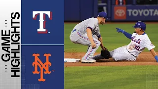 Rangers vs. Mets Game Highlights (8/30/23) | MLB Highlights