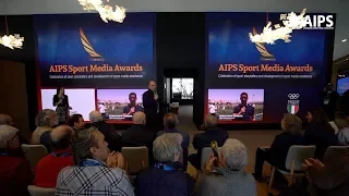 Presentation of new global Sport Media Awards at the Veteran Journalists ceremony in PyeongChang