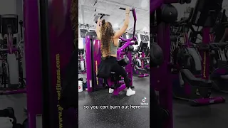 How to perform the lat pull-down machine at Planet Fitness