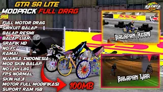 RILIS!!Gta Sa Lite Modpack Full Drag Campuran Sound Gahar Cuma 100MB Suport Ram 1GB‼️