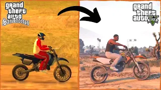 GTA San Andreas vs GTA 5 (Sanchez Comparison)