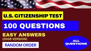 2022 USCIS Official 100 Civics Test Questions & Answers | US Citizenship (Speedy Questions)