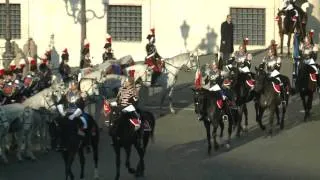 Cambio della Guardia solenne al Quirinale in occasione della Festa del Tricolore