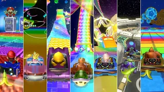 Mario Kart Wii Deluxe 7.0 // All 11 Mario Kart Rainbow Road Courses [150cc]