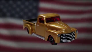 Hot Wheels Custom 52 Chevy in gold