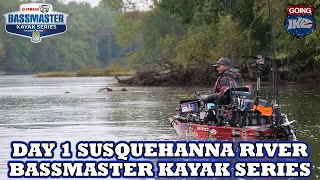 River Mayhem!!! Bassmaster Kayak Series Day 1 | Susquehanna River