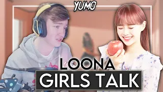 Chuu and Yves back at it! GIRLS TALK by @loonatheworld | REACTION