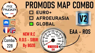 228 | ETS2 1.47 PROMODS MEGA GLOBAL MAP COMBO 21.000 KM | MXTrucker