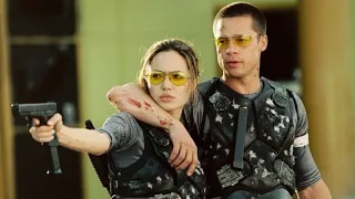 فلم mr and mrs smith انجلينا و براد Angelina Jolie Brad Pitt اغنية معك عالموت لعشاق المغامرة والأكشن