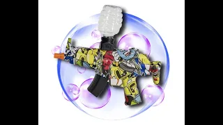 unboxing Rifle Lanzador Hidrogel MP5 automatico Recargable gel blaster toy gun lanzador asmr topshow