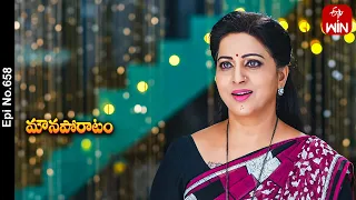 Mouna Poratam | 13th May 2024 | Full Episode No 658 | ETV Telugu