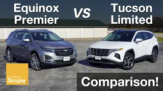 2023 Chevy Equinox Premier vs Hyundai Tucson Limited | Which Compact SUV is Best?