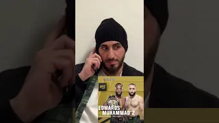 Merab Dvalishvili calls Khamzat Chimaev 🤣