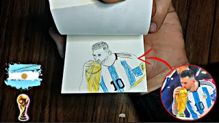 Flipbook Lionel Messi becomes the world champion