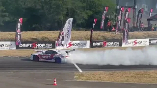 Steve Leiber - Nissan Silvia S15 LS3 supercharged drifting at Drift Kings 2023 Round 3 France 🇫🇷