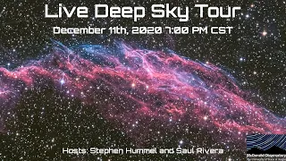 Live Deep Sky Tour | Dec 11th, 2020