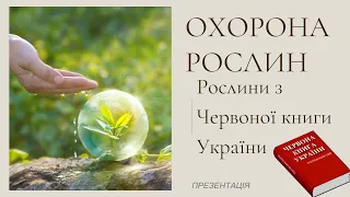 Охорона РОСЛИН Рослини з Червоної книги України // РІДКІСНІ рослини