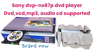 sony dvp-ns67p  dolby digital dvd player about in Hindi. sold out in Jharkhand.  jugal sir owner