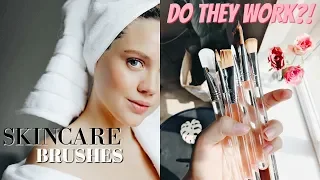 SKINCARE BRUSHES?! REVIEW | Elanna Pecherle