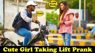 Cute Girl Taking Lift Prank | Pranks In Pakistan | Humanitarians