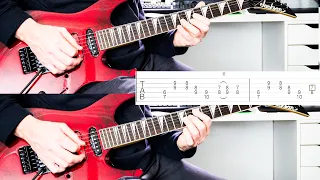 HEAVY METAL GUITAR HARMONIES WITH TABS