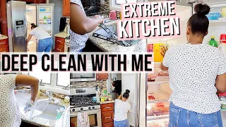 ULTIMATE CLEAN WITH ME 2020 | EXTREME KITCHEN & FRIDGE DEEP CLEANING ROUTINE | CLEANING MOTIVATION