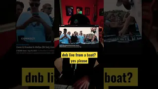 dnb live from a boat 🛥️ | Music #shorts