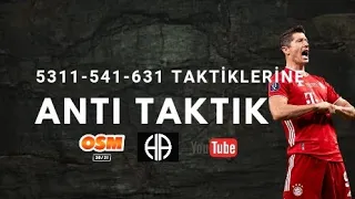 OSM | 5311 541 631 gelen defansif rakibe ANTİ TAKTİK detaylı | TACTİC | Online Soccer Manager |