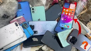 Amazing Day😱😵‍💫!! Restoration Destroyed iphone 15 Pro Max Phone Found From Garbage Dumps!