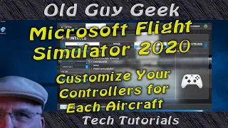 Microsoft Flight Simulator 2020 - Adjust Controllers For Each Aircraft Even in Flight